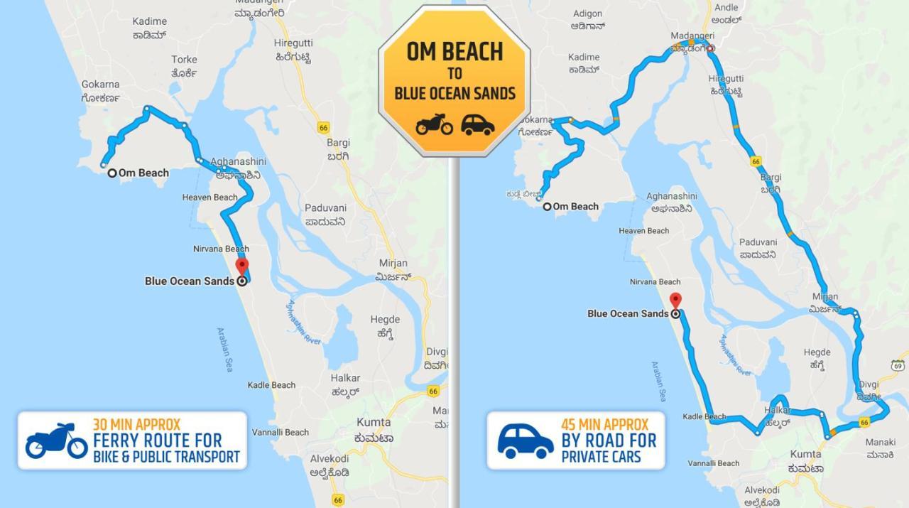 Blue Ocean Sands - On The Beach Kumta ภายนอก รูปภาพ